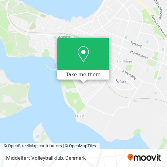 Middelfart Volleyballklub map