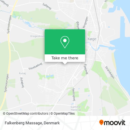 Falkenberg Massage map