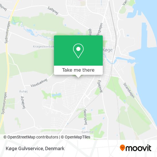 Køge Gulvservice map