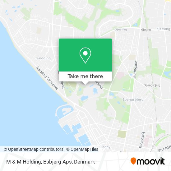 M & M Holding, Esbjerg Aps map