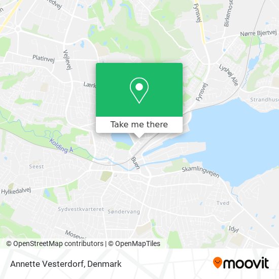 Annette Vesterdorf map