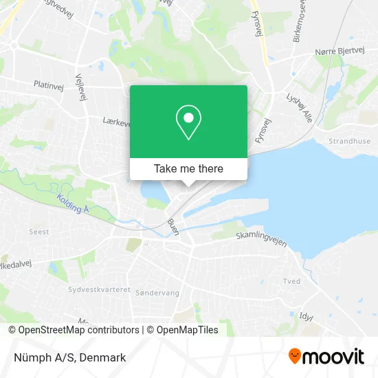 Nümph A/S map