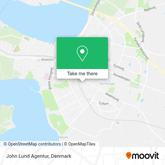 John Lund Agentur map