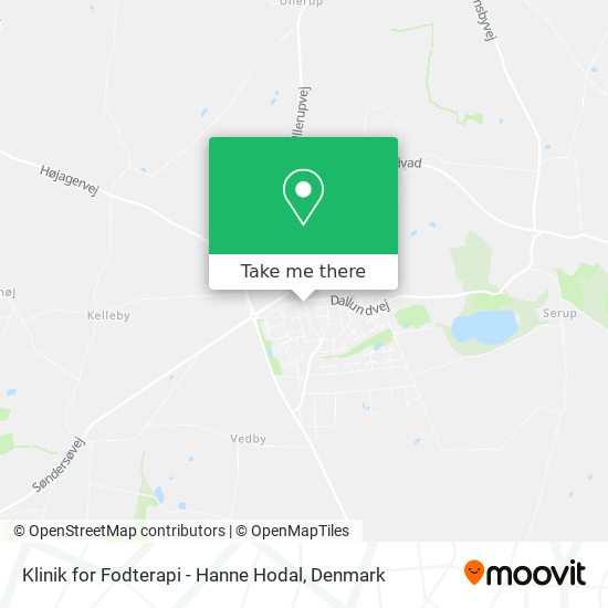 Klinik for Fodterapi - Hanne Hodal map