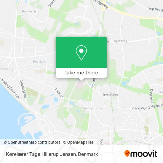 Kørelærer Tage Hillerup Jensen map