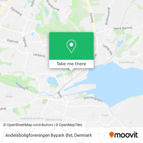 Andelsboligforeningen Bypark Øst map