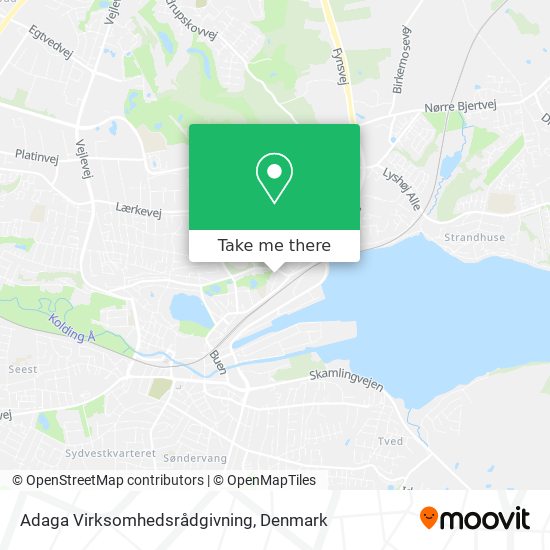 Adaga Virksomhedsrådgivning map