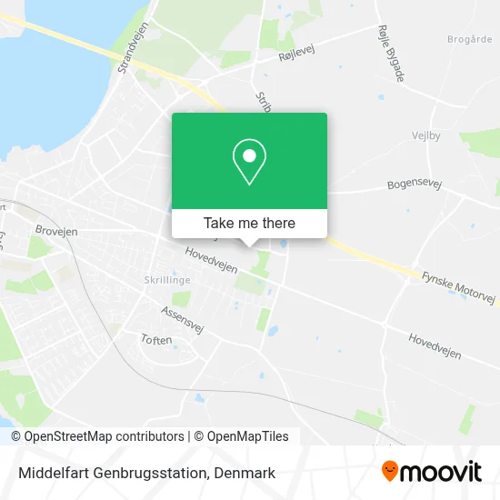 Middelfart Genbrugsstation map