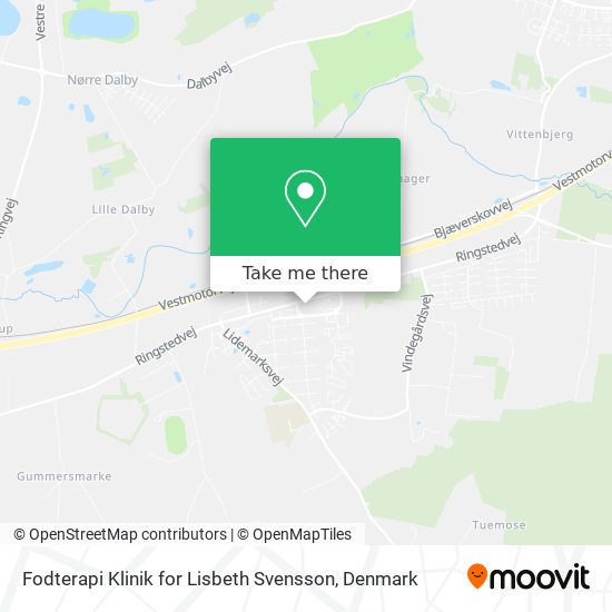 Fodterapi Klinik for Lisbeth Svensson map
