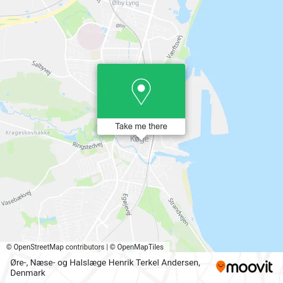 Øre-, Næse- og Halslæge Henrik Terkel Andersen map
