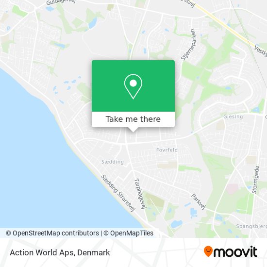 Action World Aps map