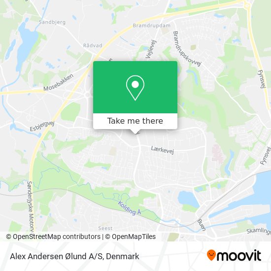 Alex Andersen Ølund A/S map