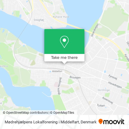 Mødrehjælpens Lokalforening i Middelfart map