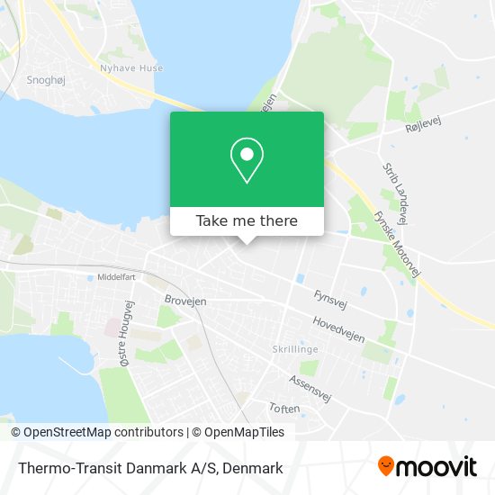 Thermo-Transit Danmark A/S map