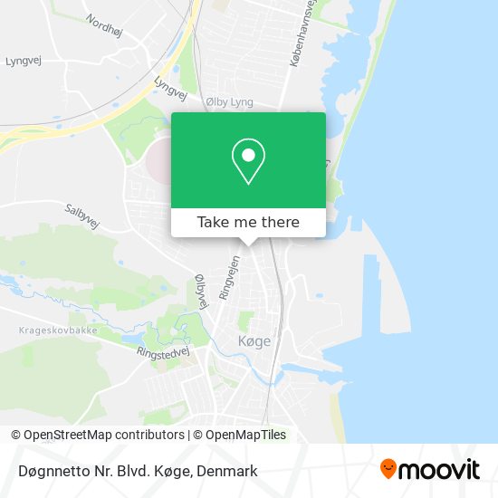 Døgnnetto Nr. Blvd. Køge map