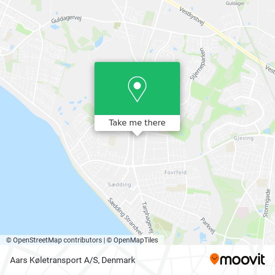 Aars Køletransport A/S map