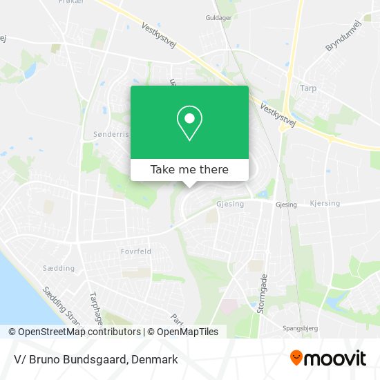 V/ Bruno Bundsgaard map
