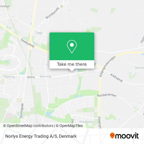 Norlys Energy Trading A/S map