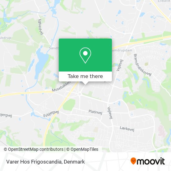 Varer Hos Frigoscandia map