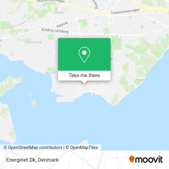 Energinet.Dk map