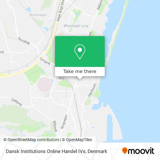 Dansk Institutions Online Handel IVs map