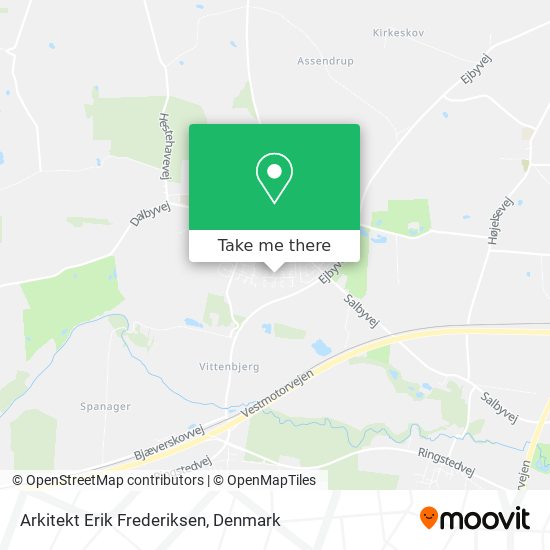 Arkitekt Erik Frederiksen map