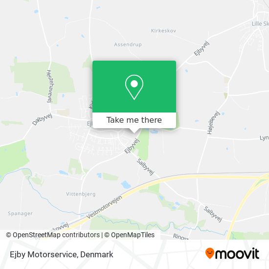 Ejby Motorservice map