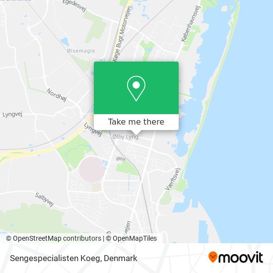 Sengespecialisten Koeg map