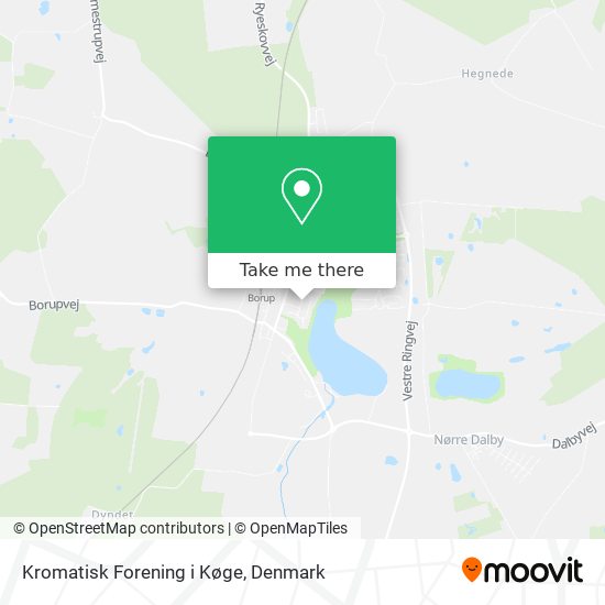Kromatisk Forening i Køge map