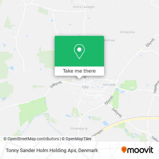 Tonny Sander Holm Holding Aps map