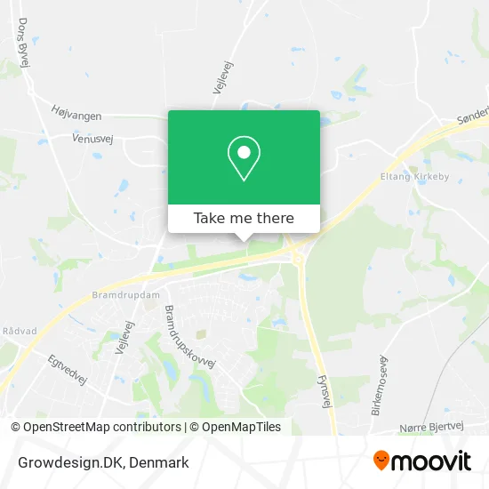 Growdesign.DK map