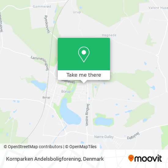 Kornparken Andelsboligforening map