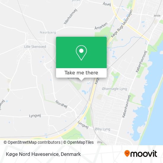 Køge Nord Haveservice map