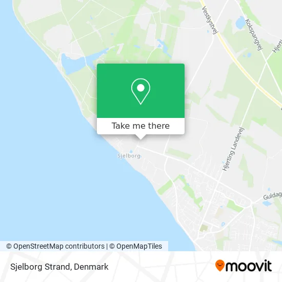 Sjelborg Strand map