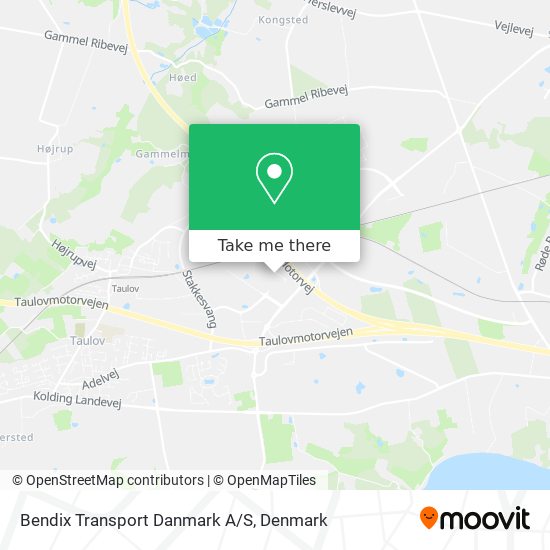 Bendix Transport Danmark A/S map
