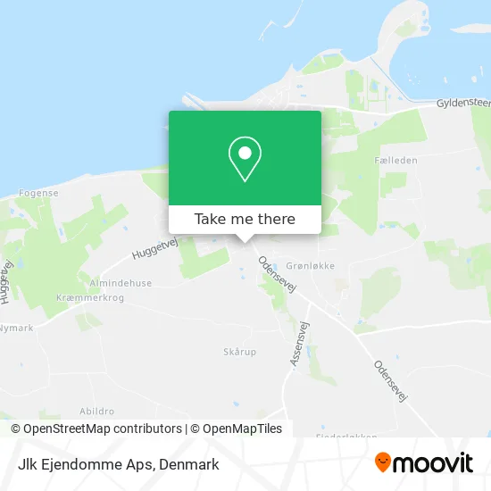 Jlk Ejendomme Aps map