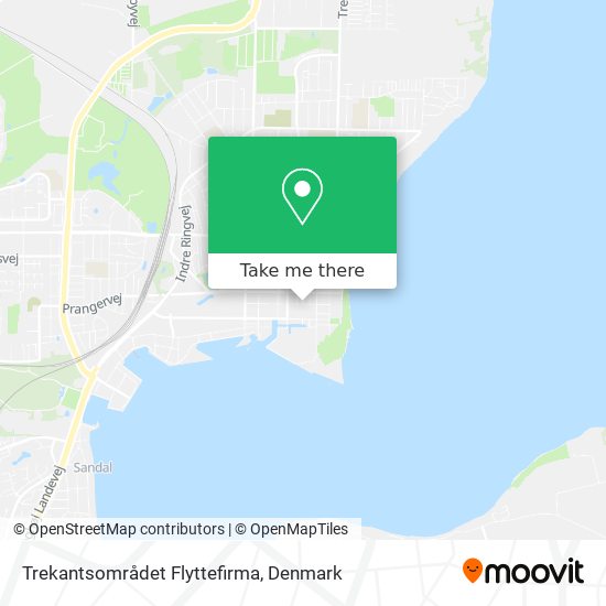 Trekantsområdet Flyttefirma map