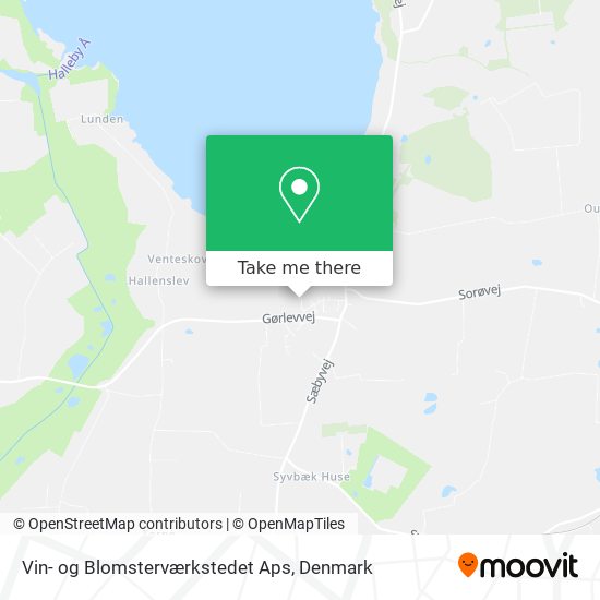 Vin- og Blomsterværkstedet Aps map