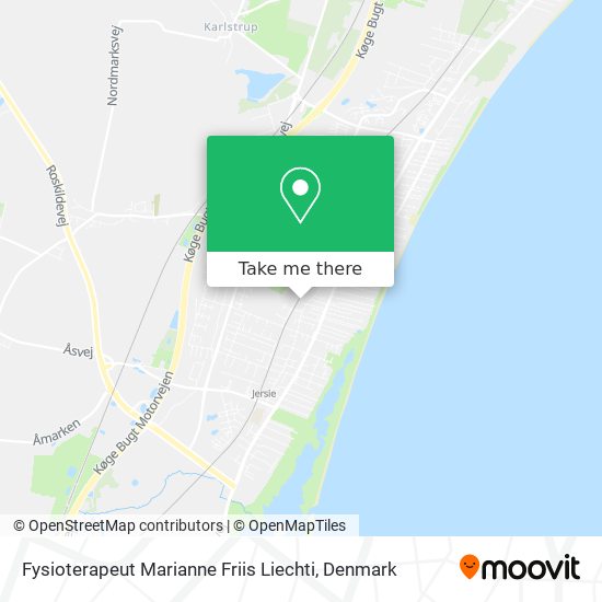 Fysioterapeut Marianne Friis Liechti map