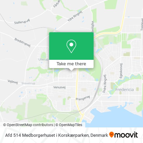 Afd 514 Medborgerhuset i Korskærparken map