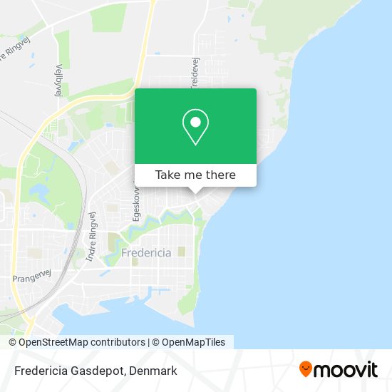 Fredericia Gasdepot map