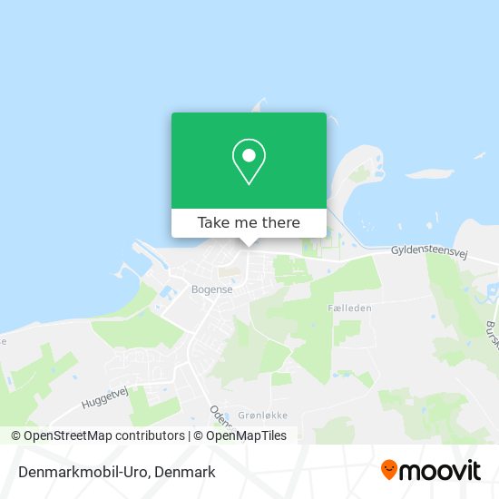 Denmarkmobil-Uro map