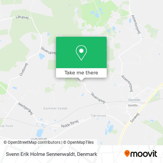 Svenn Erik Holme Sennenwaldt map