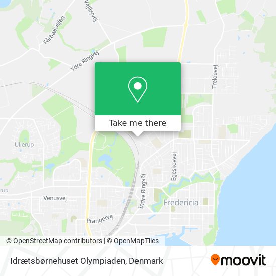 Idrætsbørnehuset Olympiaden map