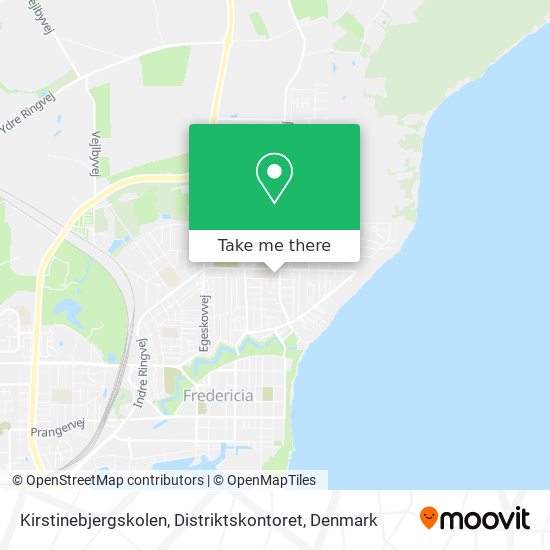 Kirstinebjergskolen, Distriktskontoret map