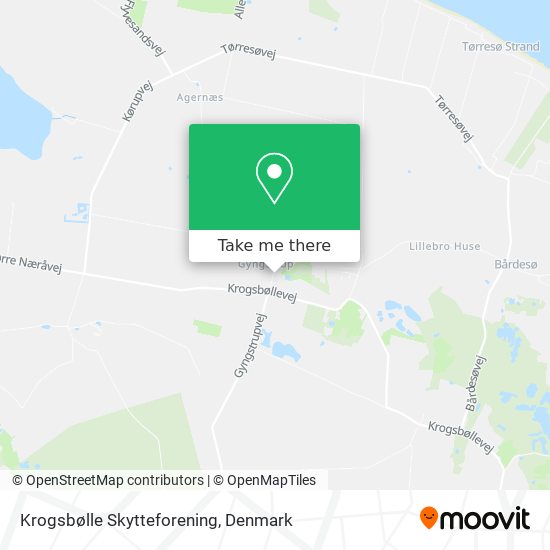 Krogsbølle Skytteforening map