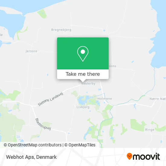 Webhot Aps map