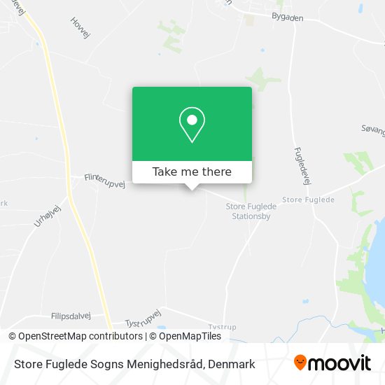 Store Fuglede Sogns Menighedsråd map