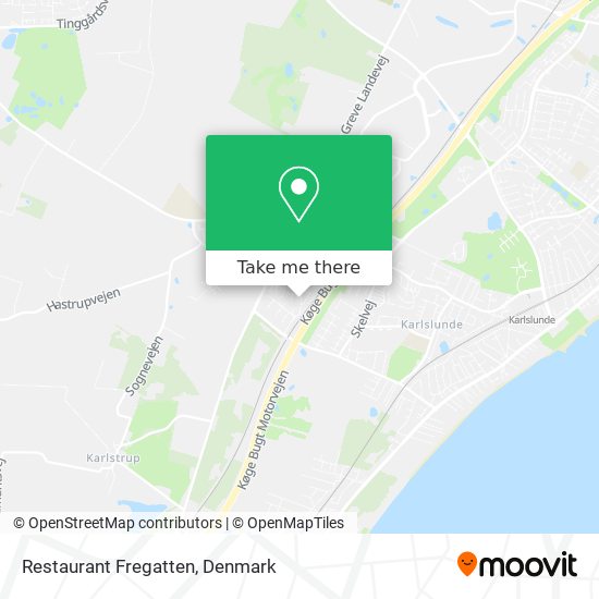 Restaurant Fregatten map