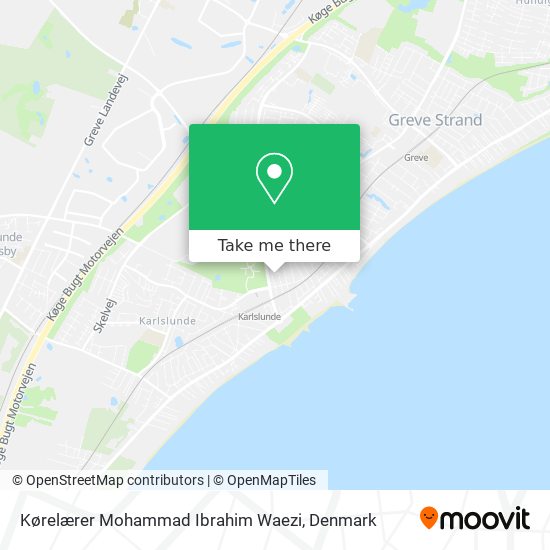 Kørelærer Mohammad Ibrahim Waezi map